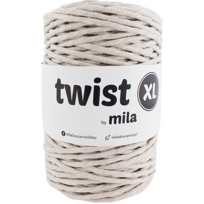 Šňůra TWIST XL MILA 5mm/100m - Lněná – Hledejceny.cz