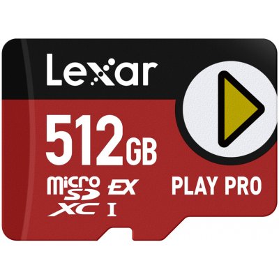 Lexar 512GB PLAY PRO microSDXC Express 7 LMSXPS0512G-BNNNG – Sleviste.cz