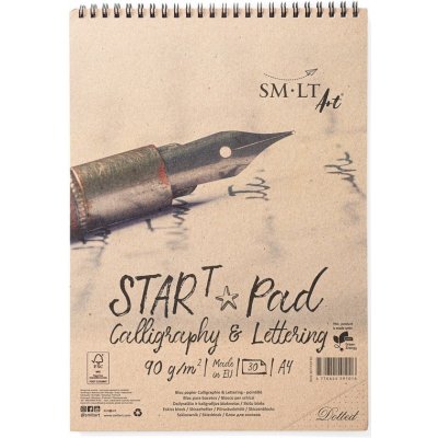 Blok na kaligrafii START, A4, 30 listů, 90g/m2, tečkovaný – Zbozi.Blesk.cz