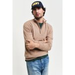 Gant Superfine Lambswool Half Zip hnědá – Sleviste.cz