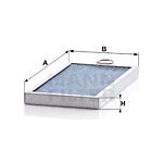 Filtr vzduchu v interiéru MANN-FILTER CU 24 500 (CU24500) – Hledejceny.cz
