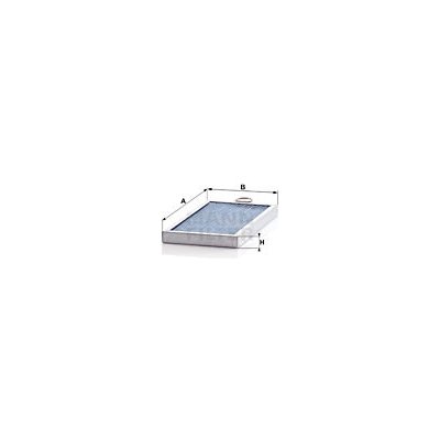Filtr vzduchu v interiéru MANN-FILTER CU 24 500 (CU24500) – Hledejceny.cz