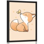 Plakát zvědavá lištička - 40x60 white – Hledejceny.cz