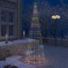 Vánoční stromek VidaXL Vánoční stromek kužel 330 barevných LED diod 100 x 300 cm