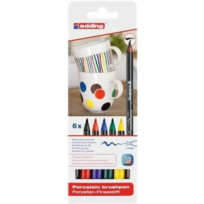 Edding Popisovač na porcelán sada 4200 Family color 6 různých barev – Zboží Dáma