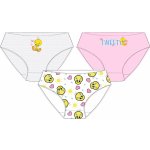 Looney Tunes licence dívčí kalhotky 5233738 bílá / růžová / šedá – Sleviste.cz