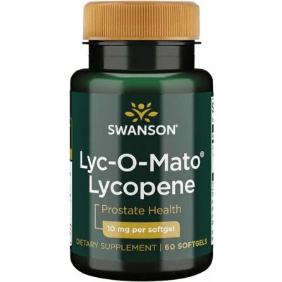 Swanson Lyc-O-Mato Lycopene Lykopen 10 mg 60 softgel kapslí – Hledejceny.cz