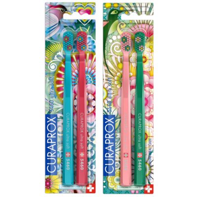 Curaprox 5460 Ultra Soft Duo Wild Garden 2 ks – Sleviste.cz