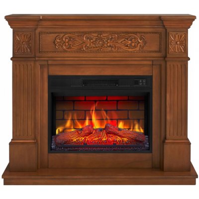 ArtiFlame Elektrický volně stojící krb s topením 1800 W hnědý – Zboží Dáma