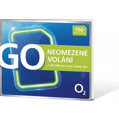 O2 Předplacená karta GO NEOMEZENÉ VOLÁNÍ – Zboží Živě