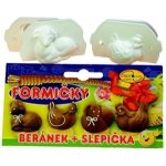 REPROPLAST Formičky na cukroví beránek+slepička, 4x4cm – HobbyKompas.cz