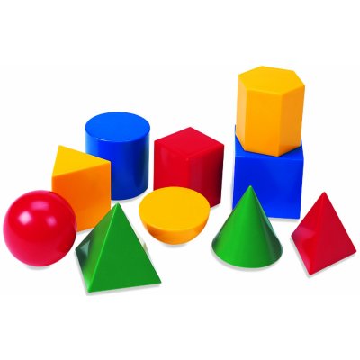 EDX Education Velký set geometrických tvarů Large Geometric Solids