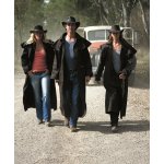 Riding Westernový australský kabát BUSH-SKINS coat hnědá – Zboží Mobilmania