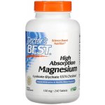 Doctor´s Best Magnesium 100% chelated 240 tablet – Hledejceny.cz