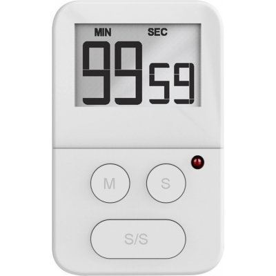 MPM Bílá digitální minutka MPM E02.3536 (E02.3592) – Zboží Mobilmania