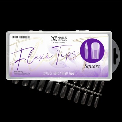 Nails Company Flexi Tips Square 240 ks – Zboží Dáma