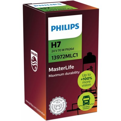 Philips MasterLife 13972MLC1 H7 PX26d 24V 70W