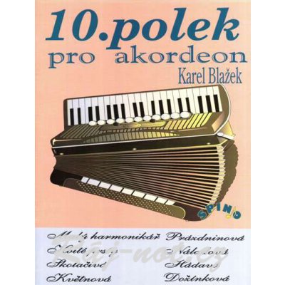 10 polek pro akordeon Karel Blažek