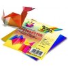 Papírová čtvrtka Sada papírů na Origami 10 x 10 cm - duhové 100 listů