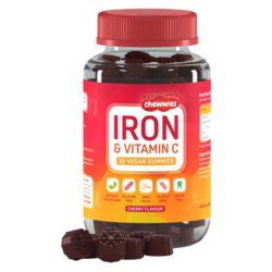 Life Extension Chewwies Iron & Vitamin C Třešeň 30 ks gummies