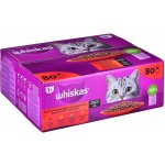Whiskas klasický výběr ve šťávě pro dospělé kočky 80 x 85 g – Zbozi.Blesk.cz