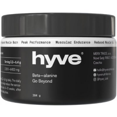 hyve 100 Beta–alanine 384 g – Hledejceny.cz