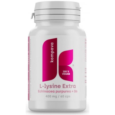 KOMPAVA L-Lysine extra 400 mg 60 kapslí – Hledejceny.cz