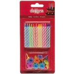 Dekora Dortisimosvíčky barevné se stojánky – Zboží Dáma