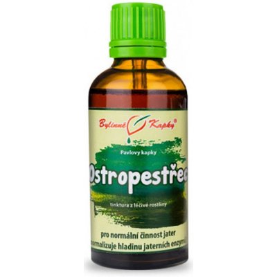 Bylinné kapky Ostropestřec tinktura 50 ml – Hledejceny.cz