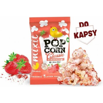 Mixit BIO popcorn do kapsy Jahoda 13 g – Sleviste.cz