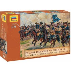 ZVEZDA Model Kit figurky 8057 Swedish Dragoons re-release 1:72