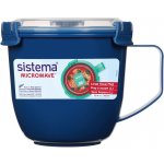 Sistema Microwave Hrnek na polévku a dušené pokrmy 900 ml modrá – Zboží Dáma