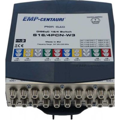 DiSEqC přepínač 164 EMP-Centauri S164PCN-W3 – Zboží Živě