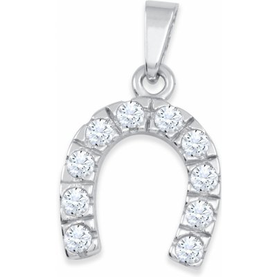 Soliter Stříbrný přívěsek Podkova se zirkony 446 001 00406 04 – Zbozi.Blesk.cz