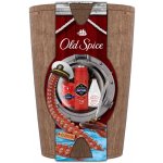 Old Spice Captain sprchový gel a šampon 2 v 1 250 ml + balzám po holení 100 ml + deostick 50 ml + kosmetická taška dárková sada – Sleviste.cz