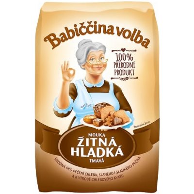 Babiččina volba mouka žitná chlebová 1kg – Zbozi.Blesk.cz