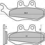 RMS Brzdové destičky 0360 RMS 225100360 | Zboží Auto