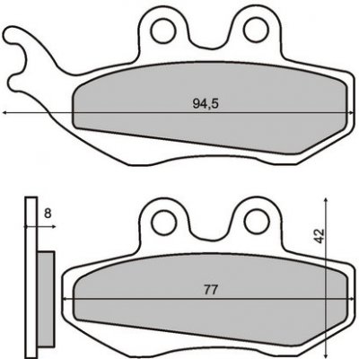 RMS Brzdové destičky 0360 RMS 225100360 | Zboží Auto