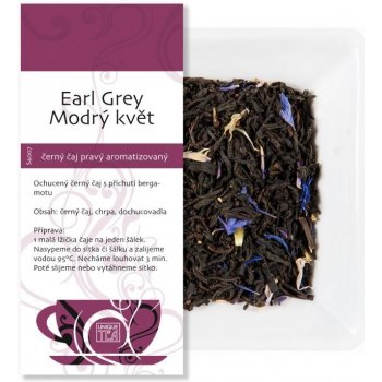 Unique Tea Earl Grey Modrý květ Černý čaj aromatizovaný 50 g