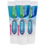 Corega Fresh Extra Strong Trio extra silný fixační krém pro zubní náhradu unisex fixační krém pro zubní náhradu 3 x 40 g – Zbozi.Blesk.cz