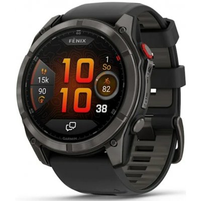 Garmin Fenix 8 PRO 51mm AMOLED Sapphire Black/Pebble Grey 010-03199-01 – Zboží Živě