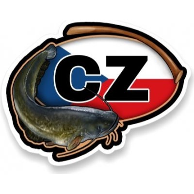 4 AnglersDesign Samolepka 61 CZ Catfish – Zboží Mobilmania
