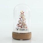 Eurolamp skleněná kopule se stromem a hvězdami 8 x 8 x 14 cm 1 ks – Hledejceny.cz