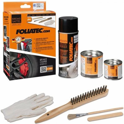 FOLIATEC dvousložková barva na brzdy červená (Racing rosso) 200 g | Zboží Auto