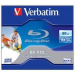 Verbatim BD-R DL 50GB 6x, printable, jewel, 1ks (43736) – Hledejceny.cz