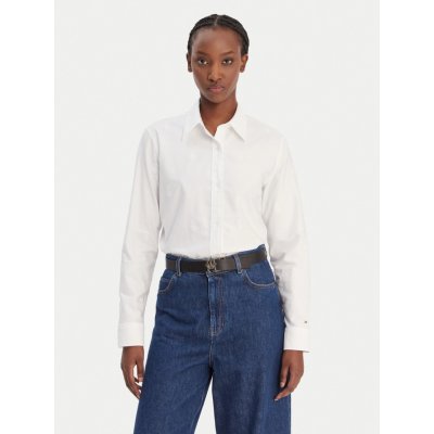 Tommy Hilfiger dámská bílá košile WW0WW49386YCF – Sleviste.cz