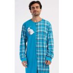 Méďa Ospalec pánský pyžamový overal tm.modrý – Zboží Dáma