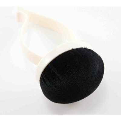 Jehelníček na ruku - černá - rozměr 7 cm x 12 cm – Zboží Dáma