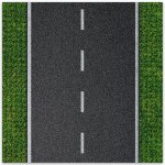 BRIXIES Plus 225.005 Designová podložka na stavění - rovná silnice 25,5 x 25,5 cm – Zboží Mobilmania