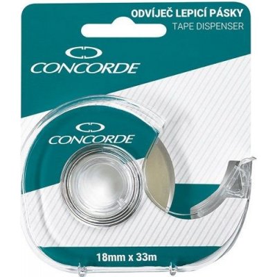 Concorde odvíječ lepící pásky páska 18 mm x 33 m – Zboží Mobilmania